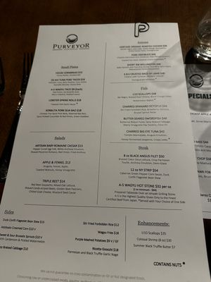 Menu photo 3 Purveyor Huntsville, AL Menu photo 3 Purveyor Huntsville, AL