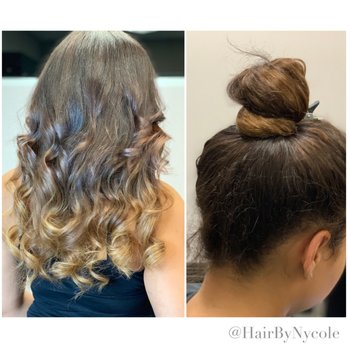 Hair By Nycole - Braidless Extension with custom color - Hair Stylists Near Me - Miami, Florida Hair By Nycole - Braidless Extension with custom color - Hair Stylists Near Me - Miami, Florida