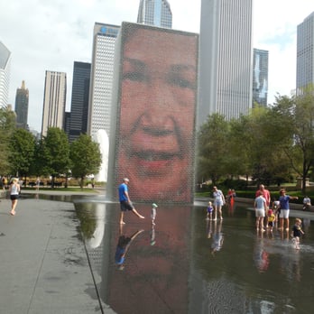 Millennium Park - Crown Fountain looking north. - Parks Near Me - Chicago, Illinois Millennium Park - Crown Fountain looking north. - Parks Near Me - Chicago, Illinois