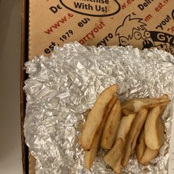Euro Gyro - $2.99 frozen French fries they call "Jojos"