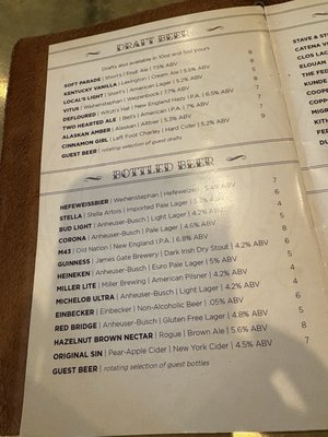 Menu photo 4 Bourbons Brighton, MI