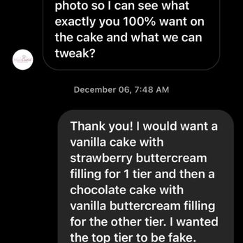 SugarCoated Bakers - Over a month no response - Desserts Near Me