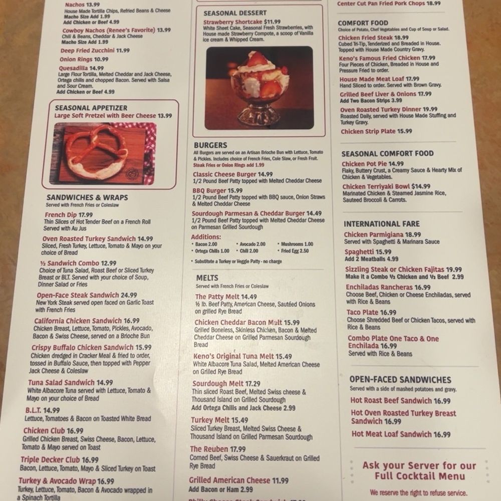 Keno's Restaurant - American Near Me - Anaheim, California Keno's Restaurant - American Near Me - Anaheim, California