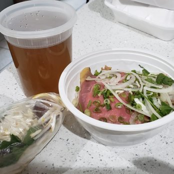 Pho Saigon Express - Rare steak and brisket pho in to-go packaging - Vietnamese Near Me - Escondido, California