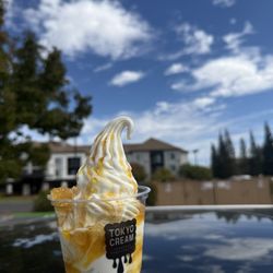 Tokyo Cream - Yuzu soft serve with fresh honeycomb