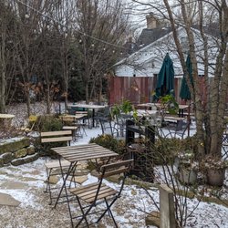 Seek-No-Further Cidery - Outdoor patio