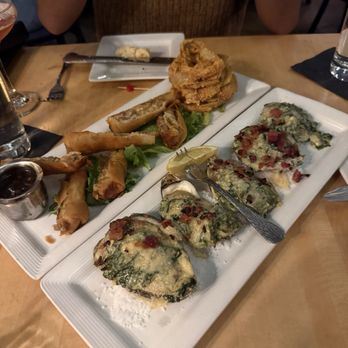 The Butcher's Son - Egg rolls and Oysters Rockefeller - New American Near Me - Virginia Beach, Virginia