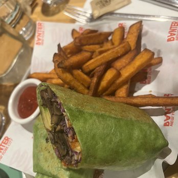 Banter - Mushroom avocado wrap - Breakfast & Brunch Near Me - New York, New York Banter - Mushroom avocado wrap - Breakfast & Brunch Near Me - New York, New York