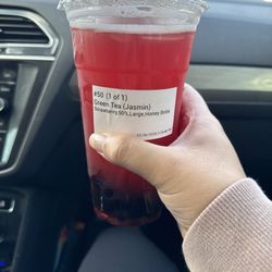 Strawberry green tea