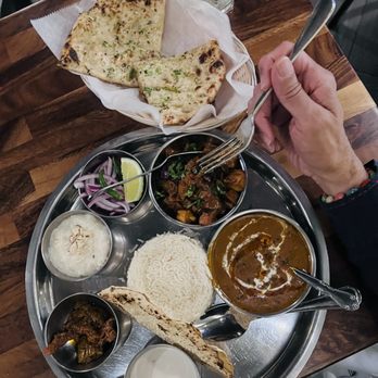 Angel Indian Restaurant - Chefs Thali at luncheon‼ - Indian Near Me - Jackson Heights, New York