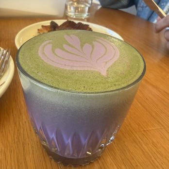 Nemesis Coffee - Matcha ube latte - Coffee & Tea Near Me - Vancouver, British Columbia