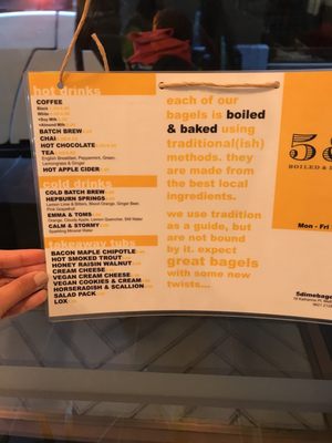 Menu photo 3 5 & Dime Bagel  Melbourne, VIC