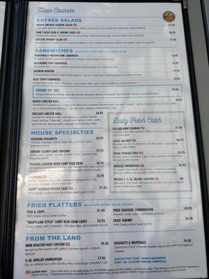 Menu photo 4 Sam's Chowder House Half Moon Bay, CA