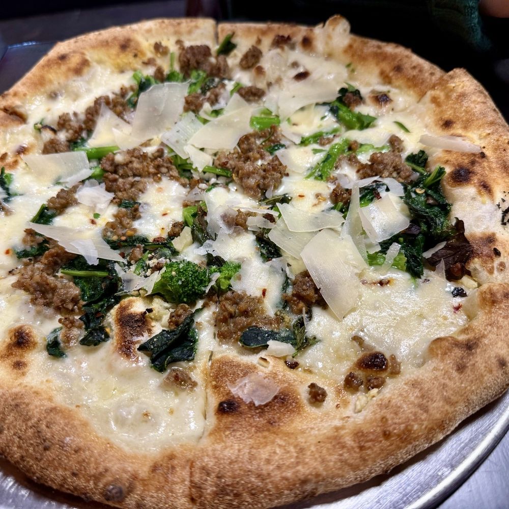 Calogero's - Salsiccia e rapini - Pizza Near Me - Naperville , Illinois Calogero's - Salsiccia e rapini - Pizza Near Me - Naperville , Illinois