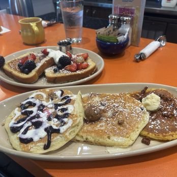 Snooze, an A.M. Eatery - Signature Pancake Flight - Breakfast & Brunch Near Me - Arvada, Colorado