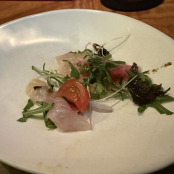 Rigo - KONA KAMPACHI CARPACCIO (shared with us from our neighboring guest at the bar). Delicious, light, and refreshing. - Spanish Near Me - Honolulu, Hawaii Rigo - KONA KAMPACHI CARPACCIO (shared with us from our neighboring guest at the bar). Delicious, light, and refreshing. - Spanish Near Me - Honolulu, Hawaii