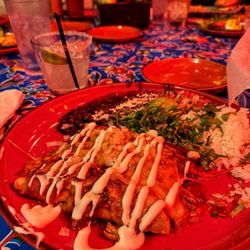 Billy's Inn - Denver - Chicken enchiladas