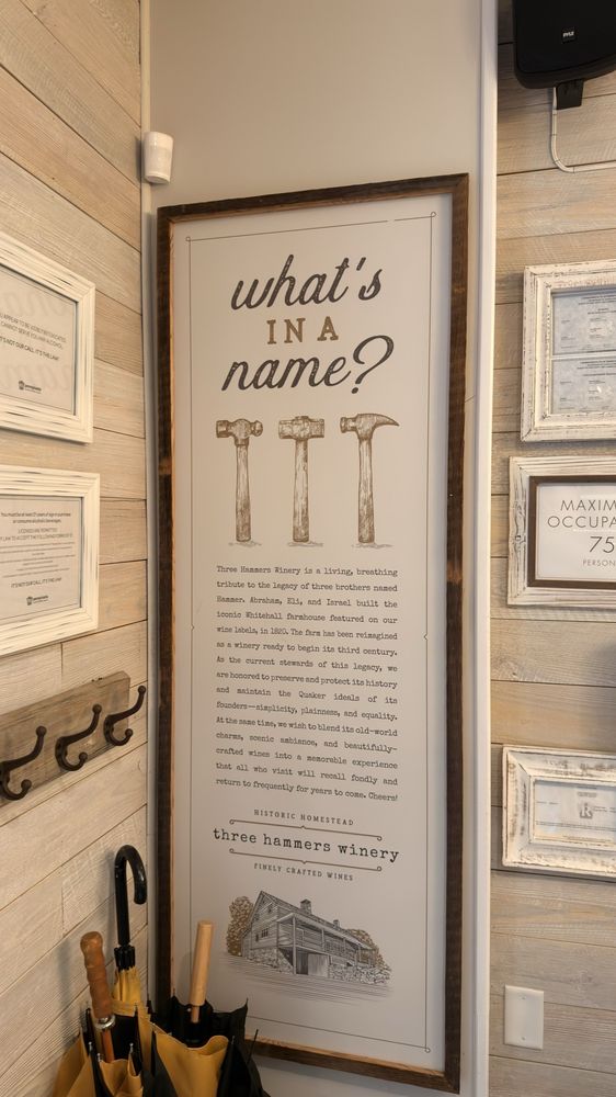 Three Hammers Winery Logo