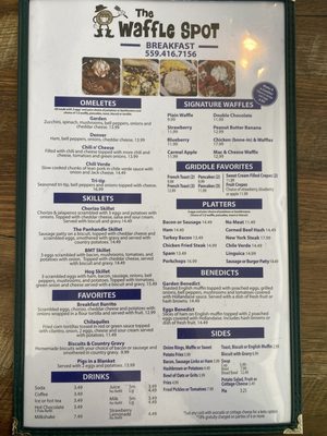 Menu photo 4 The Waffle Spot Madera, CA