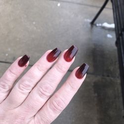 Angel Nails - Mood color change ombré nails
