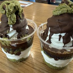 Dubai chocolate frozen yogurt Dubai chocolate frozen yogurt