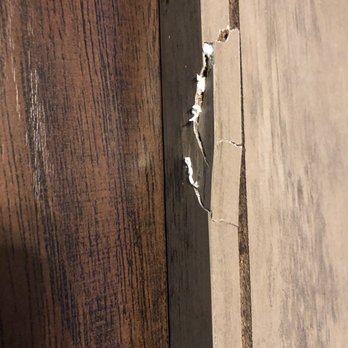Rooms To Go - Damage on a slot where panels needed to slide on - Furniture Stores Near Me - Friendswood, Texas