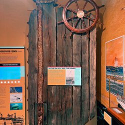 Michigan Maritime Museum - Old rudder