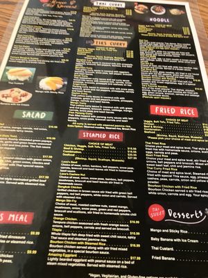 Menu photo 1 Tik's Thai Express Fairborn, OH