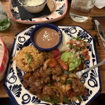 Casa Monarca Mexican Cantina - Beef fajita tossed in tomato sauce with veggies - Mexican Near Me - Bryan, Texas