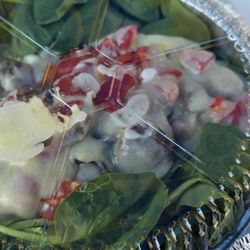 Hot veggies salad