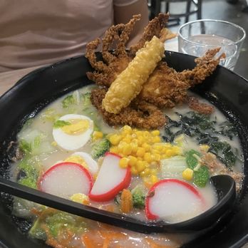 Kiroro Sushi - Soft shell crab ramen - Japanese Near Me - Belmont, California Kiroro Sushi - Soft shell crab ramen - Japanese Near Me - Belmont, California