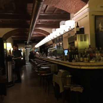 La Bussola - Art Deco long bar at La Bussola - Pizza Near Me - Florence, FI