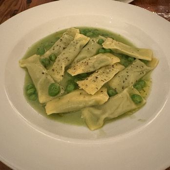 Antico Nuovo - Mint and pea ravioli - Italian Near Me - Los Angeles, California