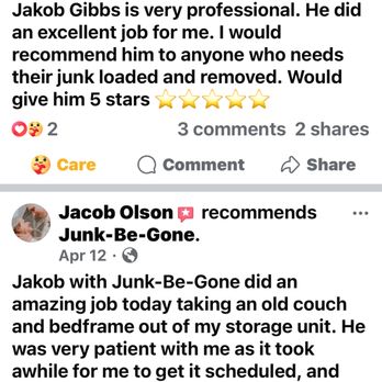 Junk Be Gone - Reviews - Junk Removal & Hauling Near Me - Hokes Bluff, Alabama