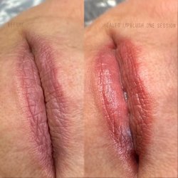 Armored Artistry - Healed Lip blush.