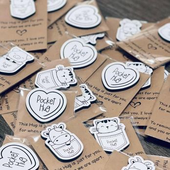 Urban Texan Designs - Kiss Hugs (White Board Tokens) - Engraving Near Me - Belton, Texas Urban Texan Designs - Kiss Hugs (White Board Tokens) - Engraving Near Me - Belton, Texas