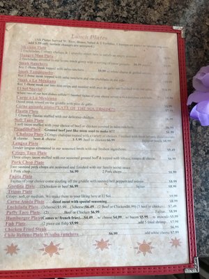 Menu photo 4 El Sol Mexican Restaurant San Antonio, TX Menu photo 4 El Sol Mexican Restaurant San Antonio, TX