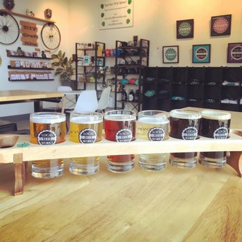 Local Beer Works - A flight of six - Cideries Near Me - Reno, Nevada