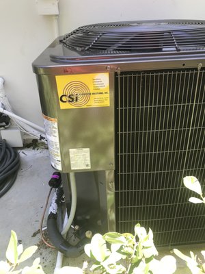 A/C installed - Installed A/C installed - Installed