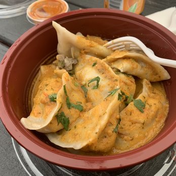 Little Tibet PDX - Jhol momo (dumplings in sauce) - Food Trucks Near Me - Portland, Oregon Little Tibet PDX - Jhol momo (dumplings in sauce) - Food Trucks Near Me - Portland, Oregon
