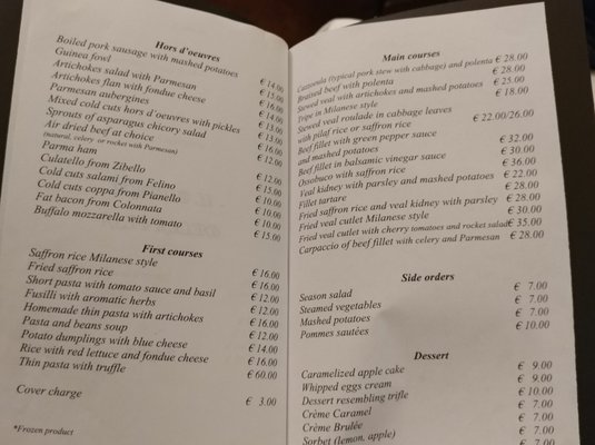 Menu photo 1 Bistrot della Pesa Milan, MI Menu photo 1 Bistrot della Pesa Milan, MI