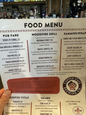 Menu photo 5 Copper State Brewing Green Bay, WI