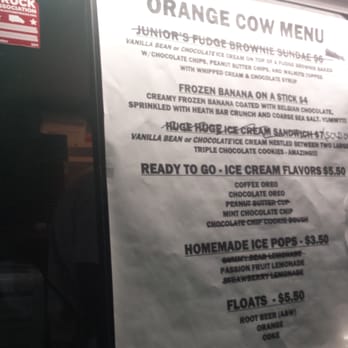 The Orange Cow - I had a cow when I saw the prices - Ice Cream & Frozen Yogurt Near Me