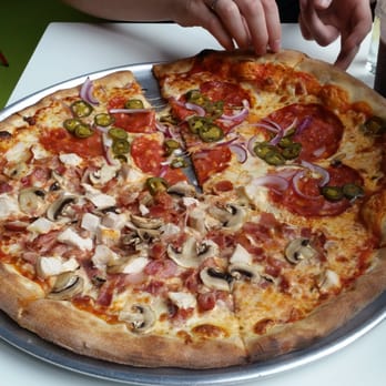 Bel Cibo Citywest - Chicken on one half and Volcano spicy on the other :) - Italian Near Me - Smithfield, D Bel Cibo Citywest - Chicken on one half and Volcano spicy on the other :) - Italian Near Me - Smithfield, D