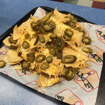 AMF Strathmore Lanes - suppose to come with olives, chilli, sour cream, pick de Gallo, and guacamole. Charged us full price. Didn't tell us they were out. Horrible - Bowling Near Me - Aberdeen, New Jersey AMF Strathmore Lanes - suppose to come with olives, chilli, sour cream, pick de Gallo, and guacamole. Charged us full price. Didn't tell us they were out. Horrible - Bowling Near Me - Aberdeen, New Jersey