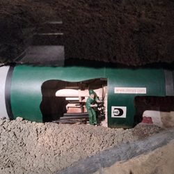 Musée des Egouts - Tunnel boring machine model