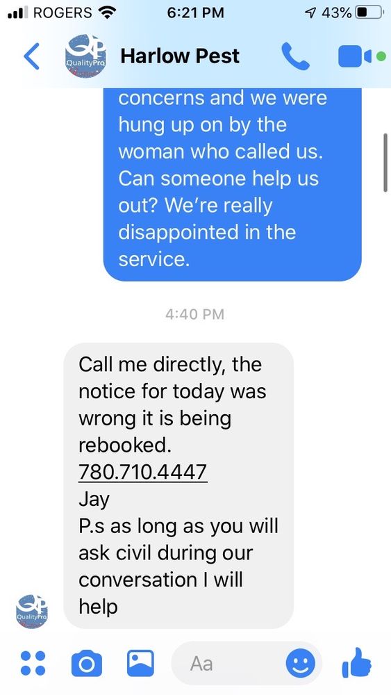 HARLOW PEST & SANITATION CONTROL Updated October 2024 13 Reviews