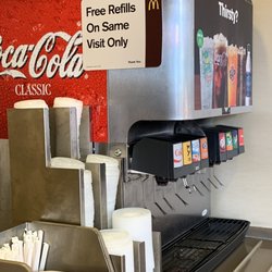 McDonald's - Free refills on same visit only. This requires a sign!?