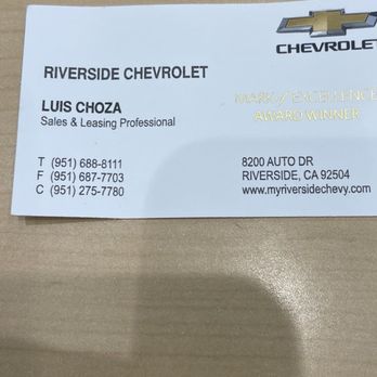 Riverside Chevrolet - Advertising - Car Dealers Near Me - Riverside, California