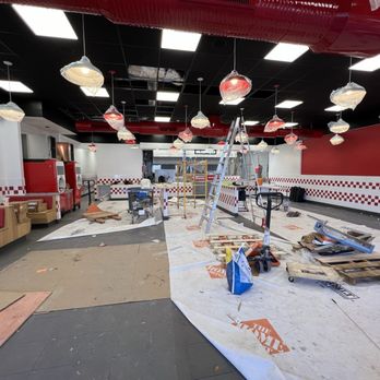 Five Guys - Taken in January while still under construction - Burgers Near Me - Sebastian, Florida Five Guys - Taken in January while still under construction - Burgers Near Me - Sebastian, Florida